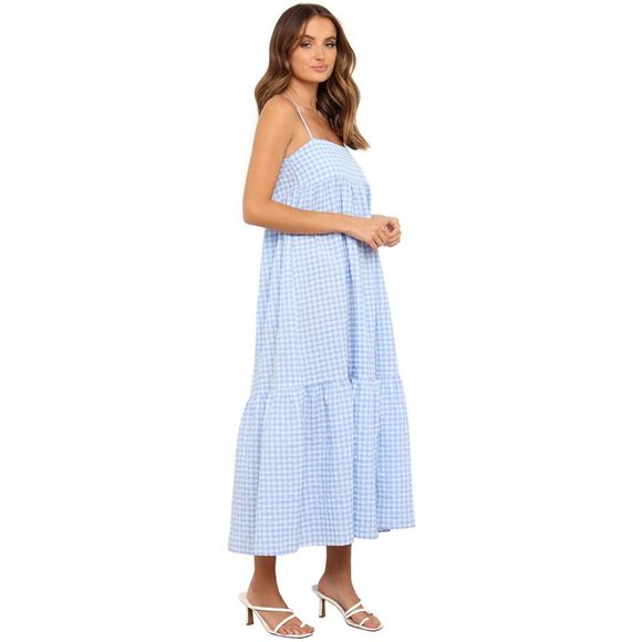 Petal & Pup Womens Bradley Midi Dress US 10 Blue AUS 14 - NWT $86 - Picture 2 of 7